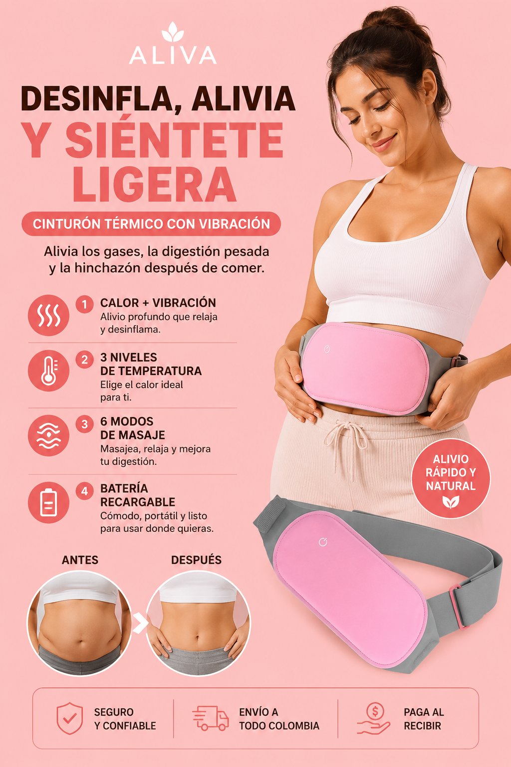 Cinturon Masajeador abdominal