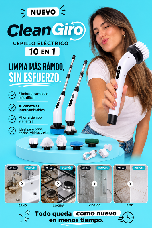 CEPILLO CleanGiro 10 en 1