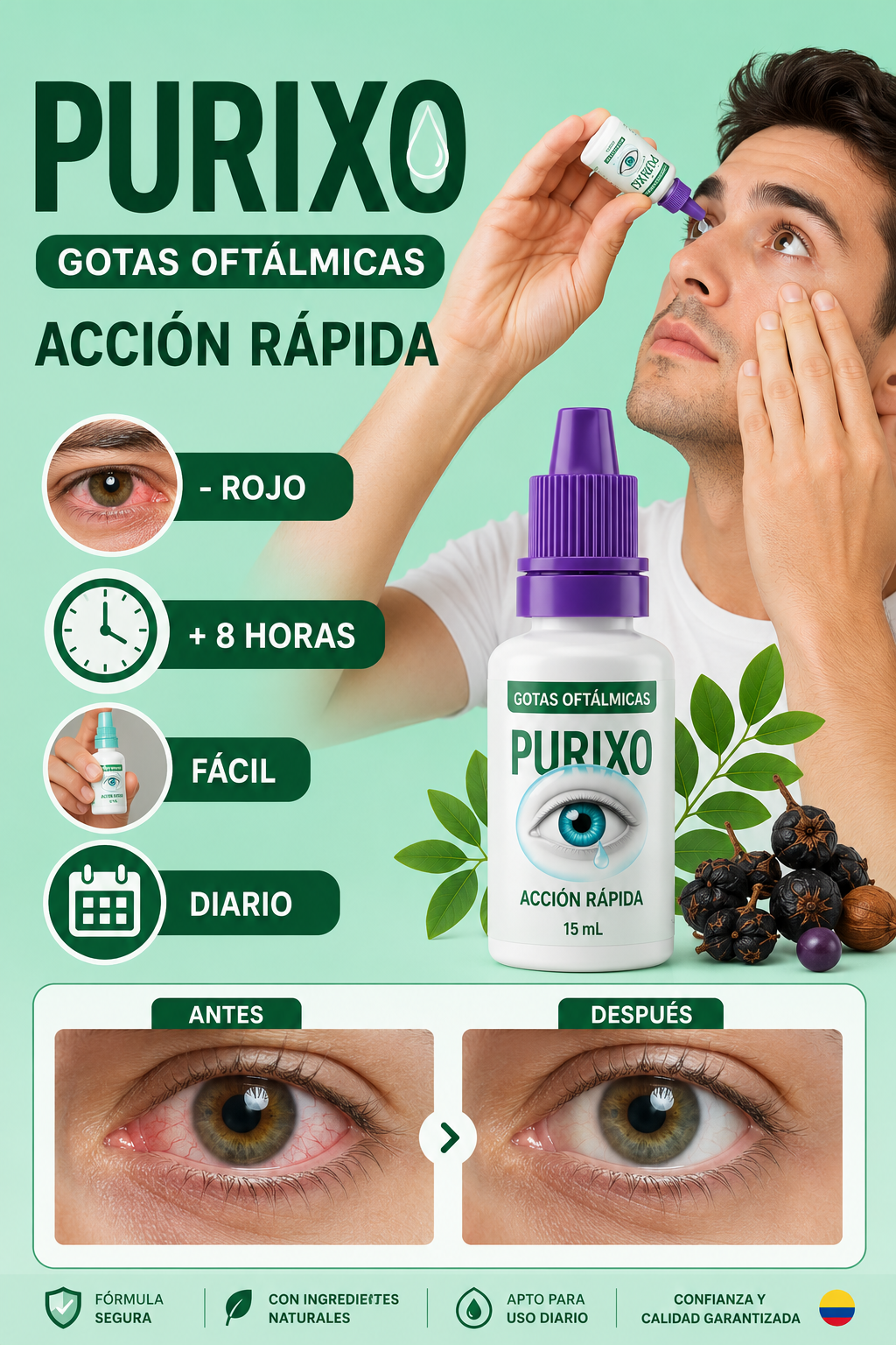 GOTAS PURIXO OJOS ROJOS